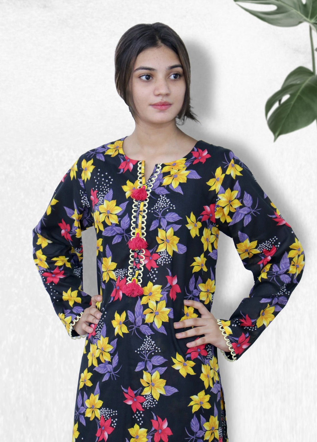 Stitching Cotton Women Pret 2 Piece Printed Suit D-02 - Winter Collection
