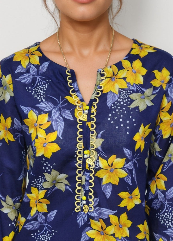 Stitching Cotton Women Pret Printed Cambric 2 Piece Suit SC25WP-D-02 - Winter Collection