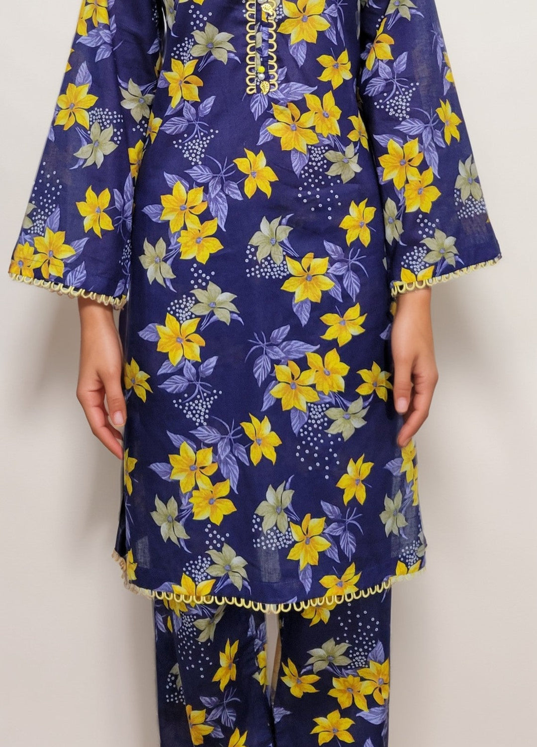 Stitching Cotton Women Pret Printed Cambric 2 Piece Suit SC25WP-D-02 - Winter Collection