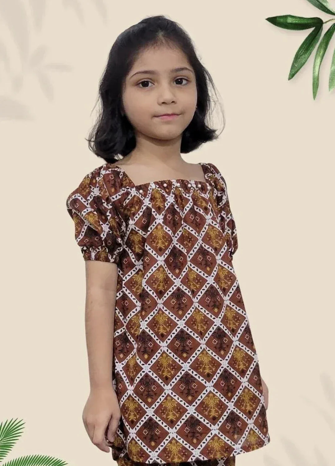Stitching Cotton Girls Pret Printed 2 Piece Cambric Suit SC25SP-D-51 - Summer Collection