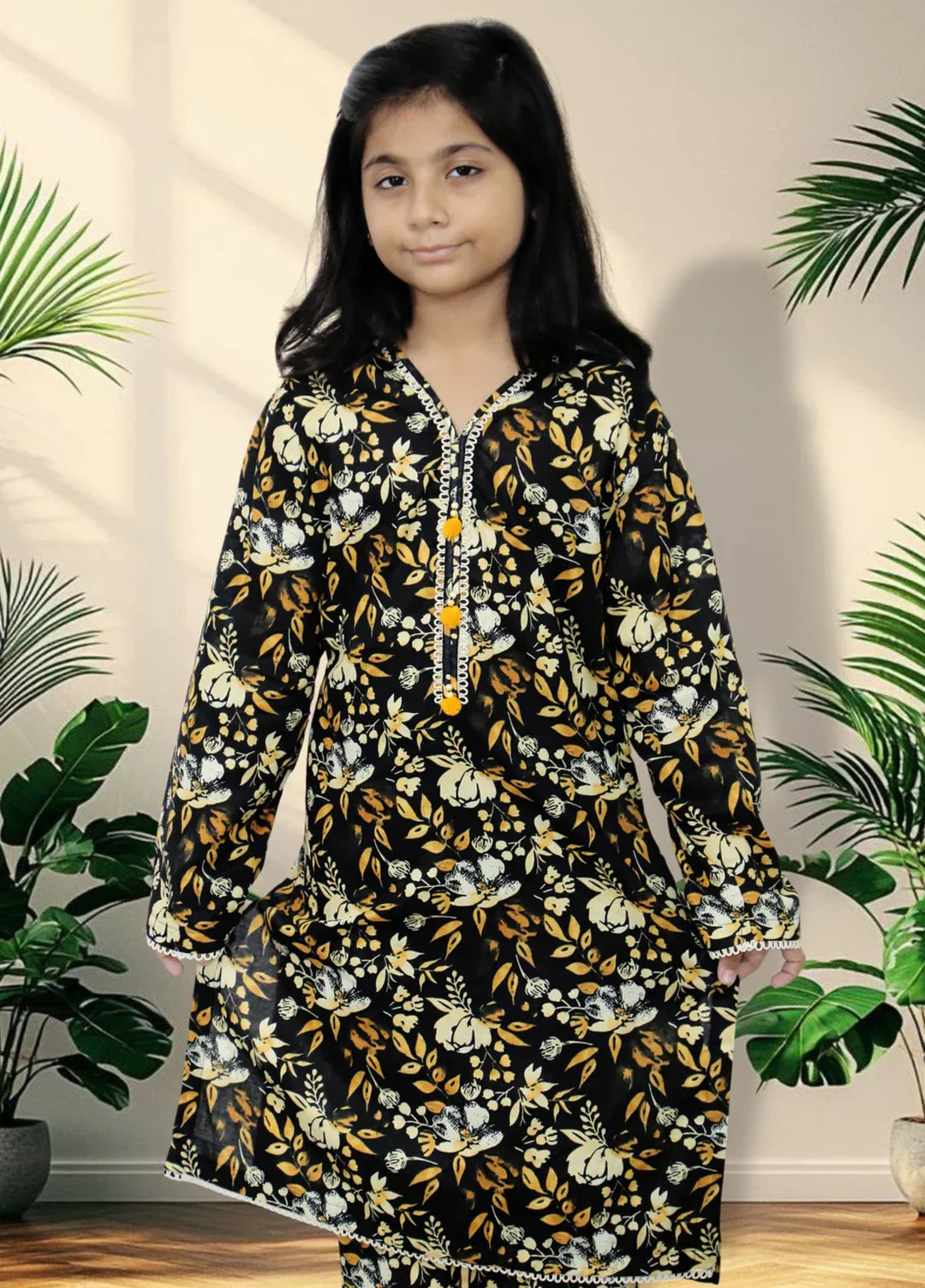 Stitching Cotton Girls Pret Printed 2 Piece Cambric Suit SC25SP-D-31 - Summer Collection