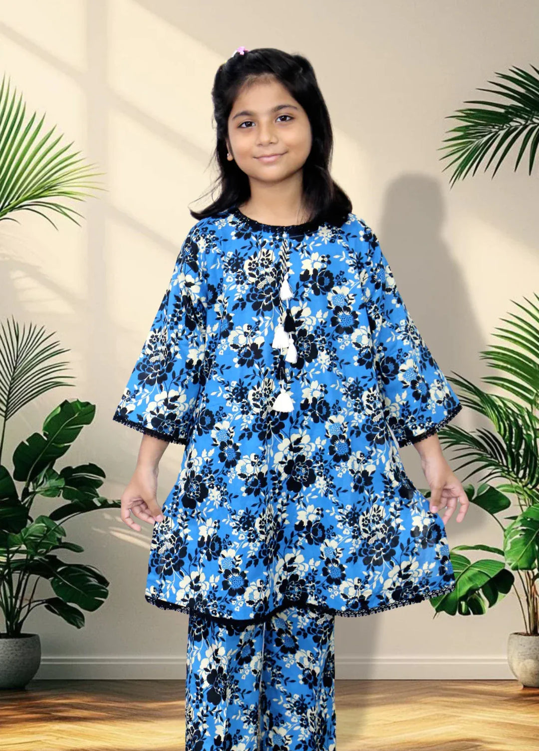 Stitching Cotton Girls Pret Printed 2 Piece Cambric Suit SC25SP-D-32 - Summer Collection