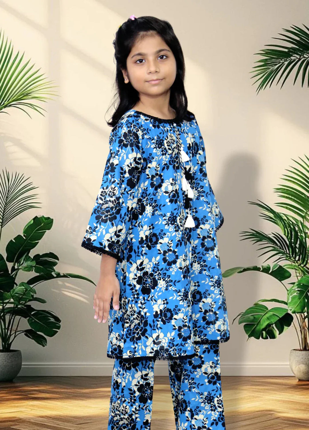 Stitching Cotton Girls Pret Printed 2 Piece Cambric Suit SC25SP-D-32 - Summer Collection