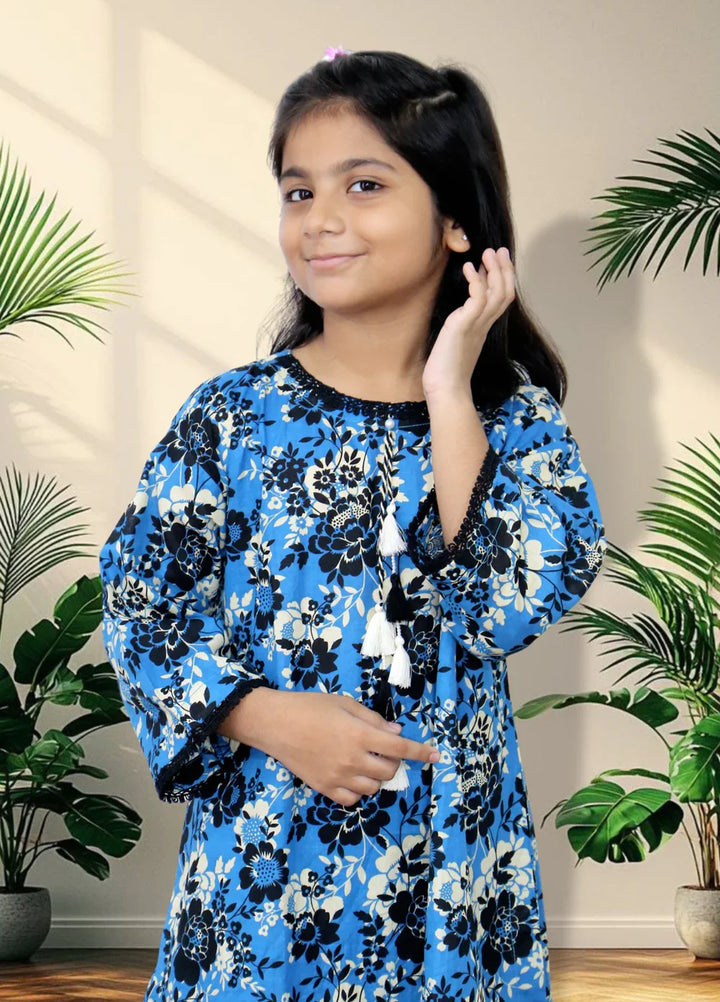 Stitching Cotton Girls Pret Printed 2 Piece Cambric Suit SC25SP-D-32 - Summer Collection