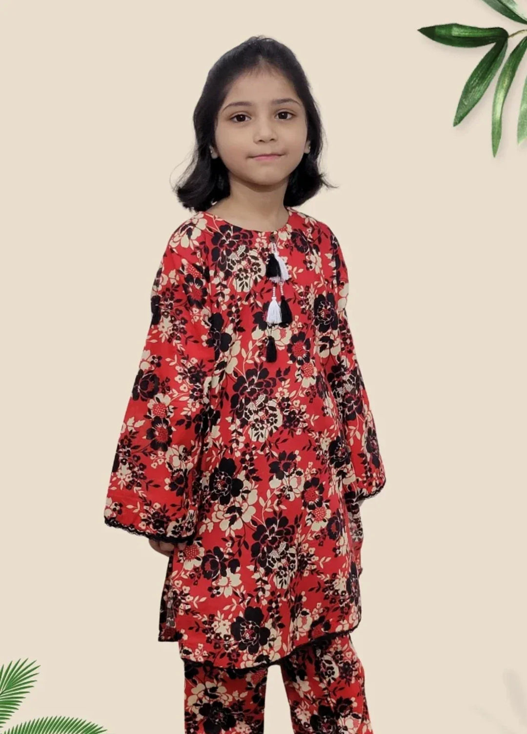 Stitching Cotton Girls Pret Printed 2 Piece Cambric Suit SC25SP-D-48 - Summer Collection