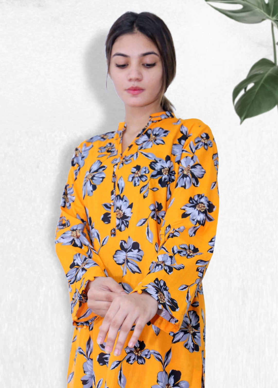 Stitching Cotton Women Pret Printed Cambric 2 Piece Suit SC25WP-D-03 - Summer Collection
