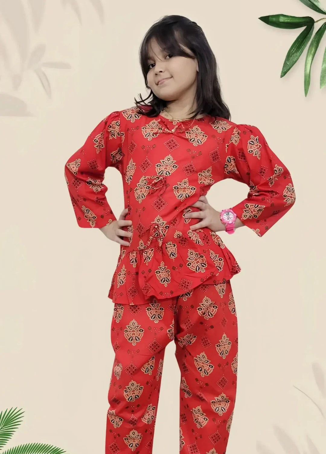 Stitching Cotton Girls Pret Printed 2 Piece Cambric Suit SC25SP-D-65 - Summer Collection