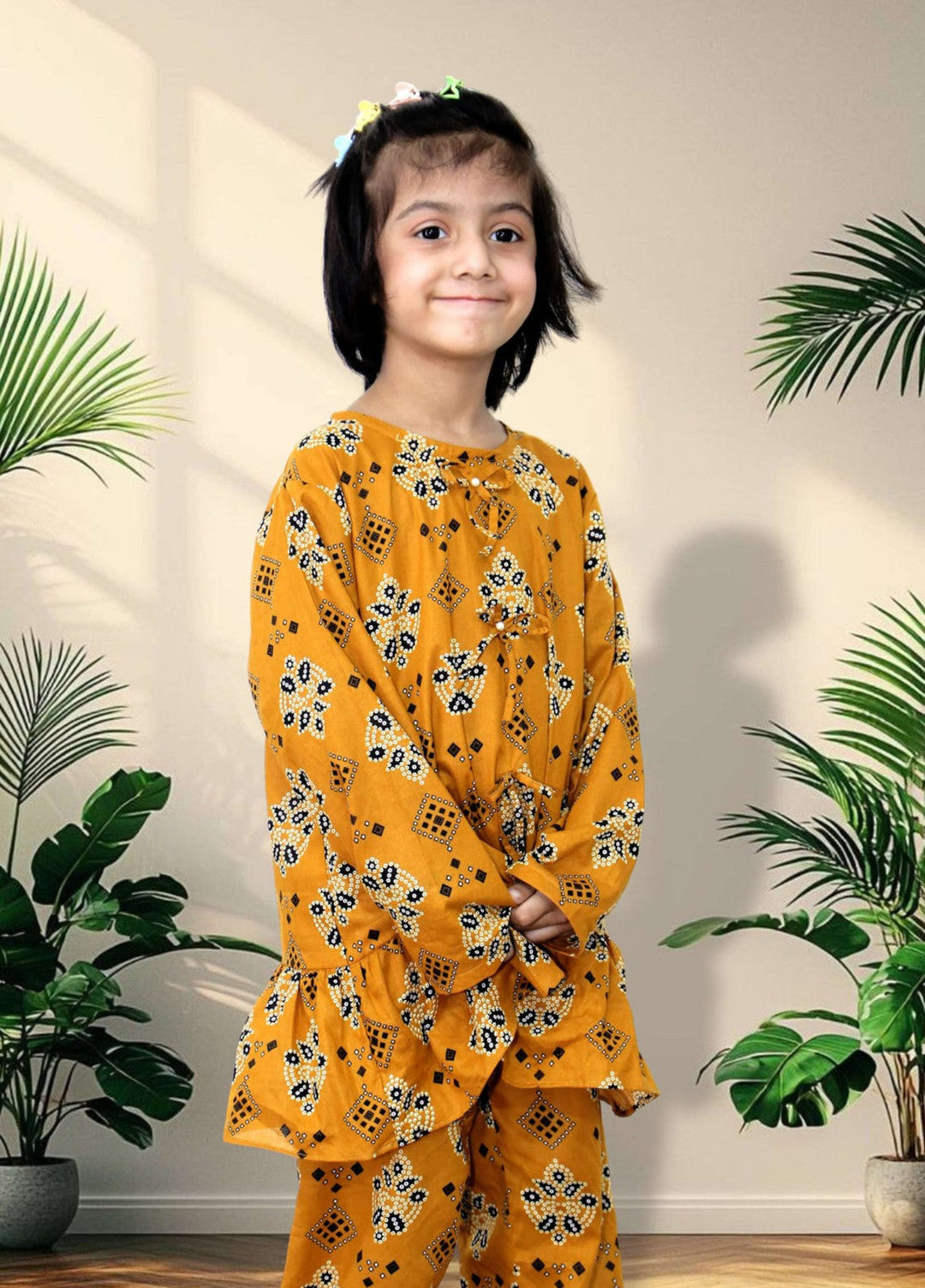 Stitching Cotton Girls Pret Printed 2 Piece Cambric Suit SC25SP-D-61 - Summer Collection