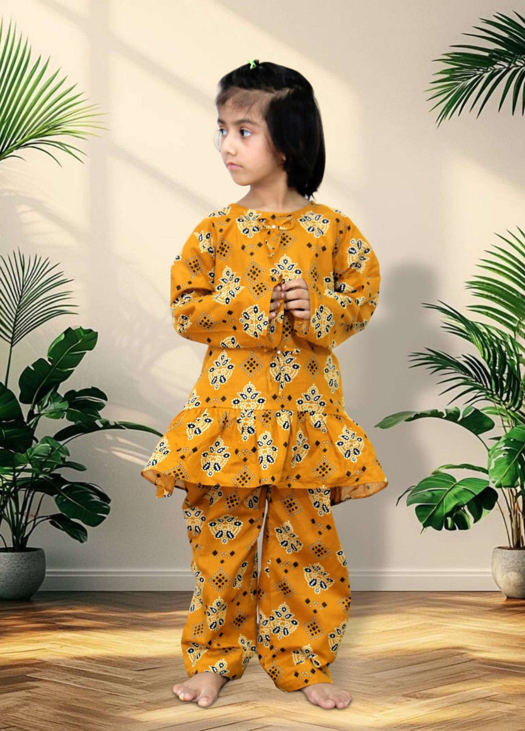 Stitching Cotton Girls Pret Printed 2 Piece Cambric Suit SC25SP-D-61 - Summer Collection