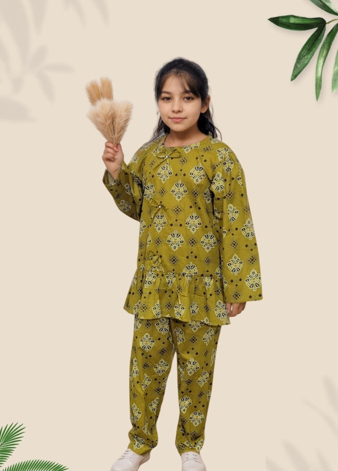 Stitching Cotton Girls Pret Printed 2 Piece Cambric Suit SC25SP-D-05 - Summer Collection