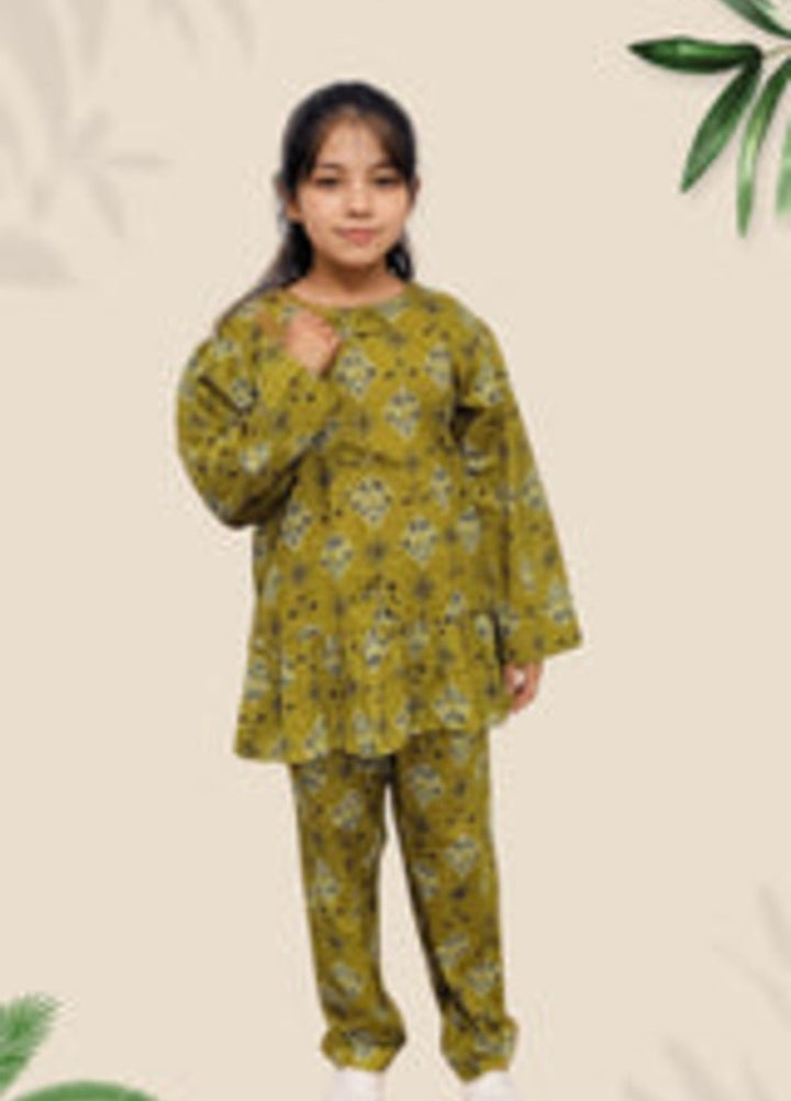 Stitching Cotton Girls Pret Printed 2 Piece Cambric Suit SC25SP-D-05 - Summer Collection