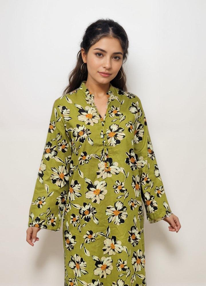 Stitching Cotton Women Pret Printed Cambric 2 Piece Suit SC25WP-D-01 - Winter Collection