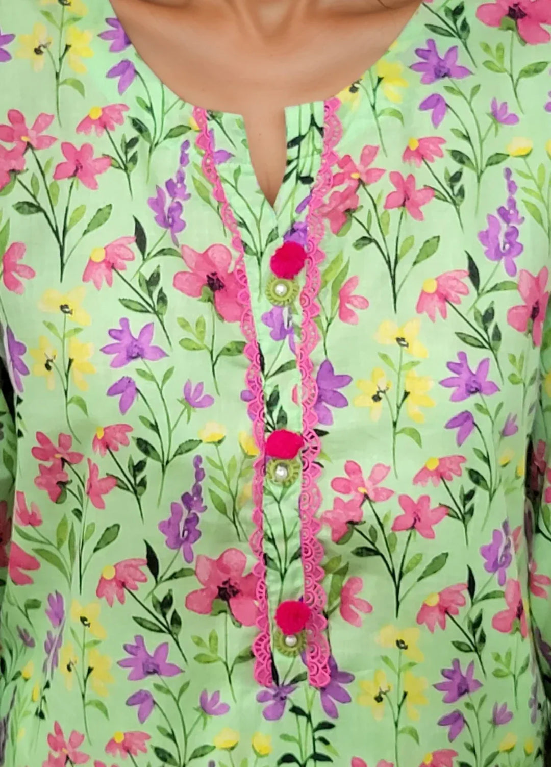 Stitching Cotton Women Pret Pure Cambric 2 Piece Printed Suit D-16 - SummerCollection