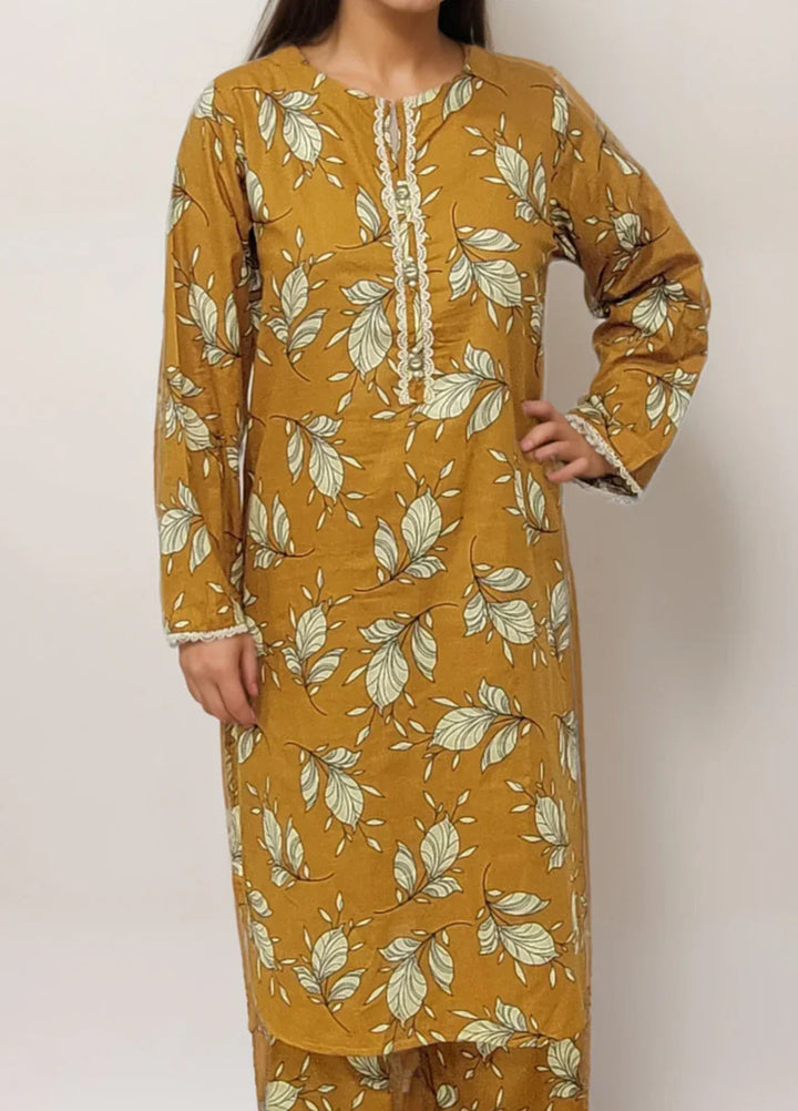 Stitching Cotton Women Pret Pure Cambric 2 Piece Printed Suit D-19 - SummerCollection