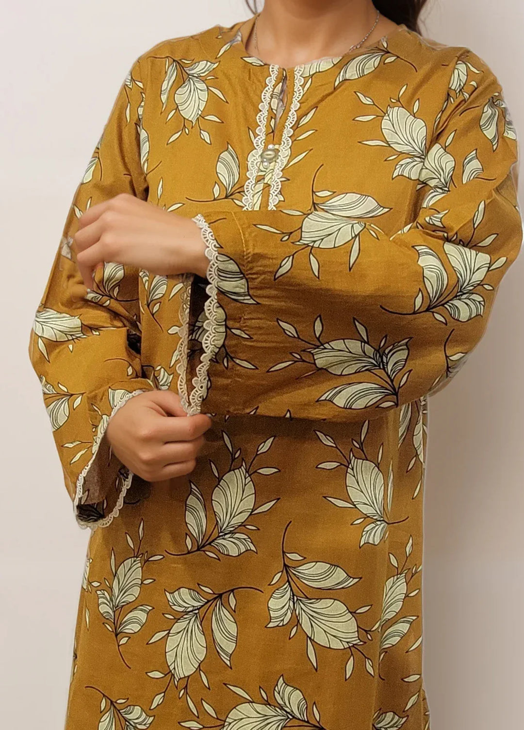 Stitching Cotton Women Pret Pure Cambric 2 Piece Printed Suit D-19 - SummerCollection