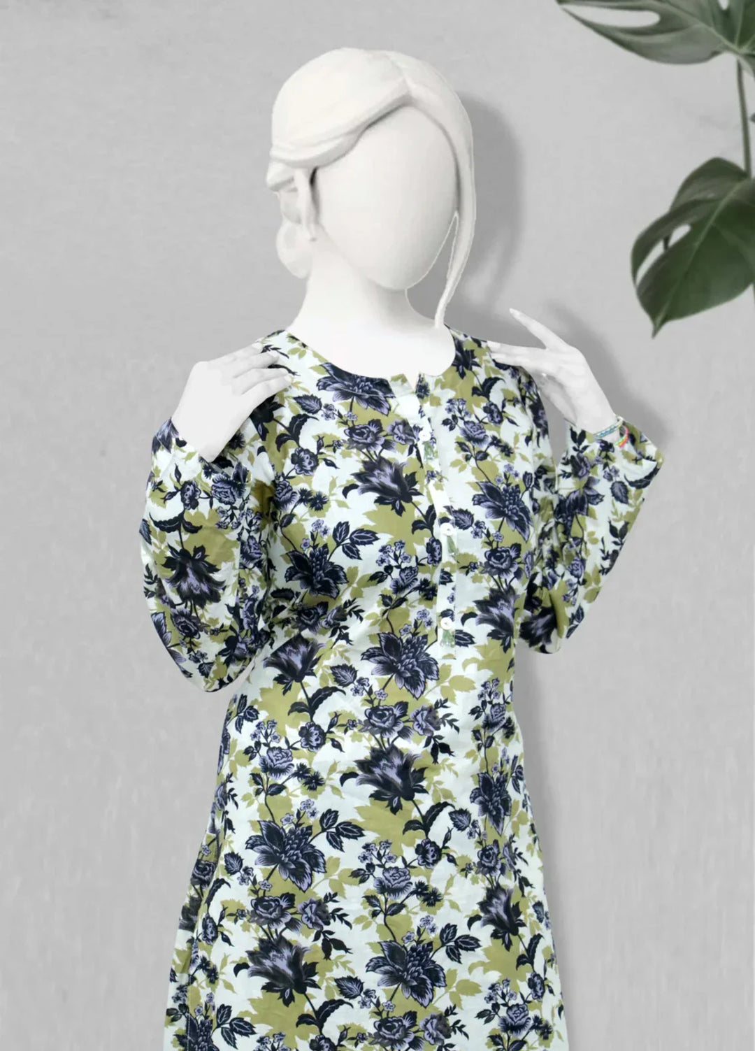 Stitching Cotton Women Pret Pure Cambric 2 Piece Printed Suit D-15 - SummerCollection