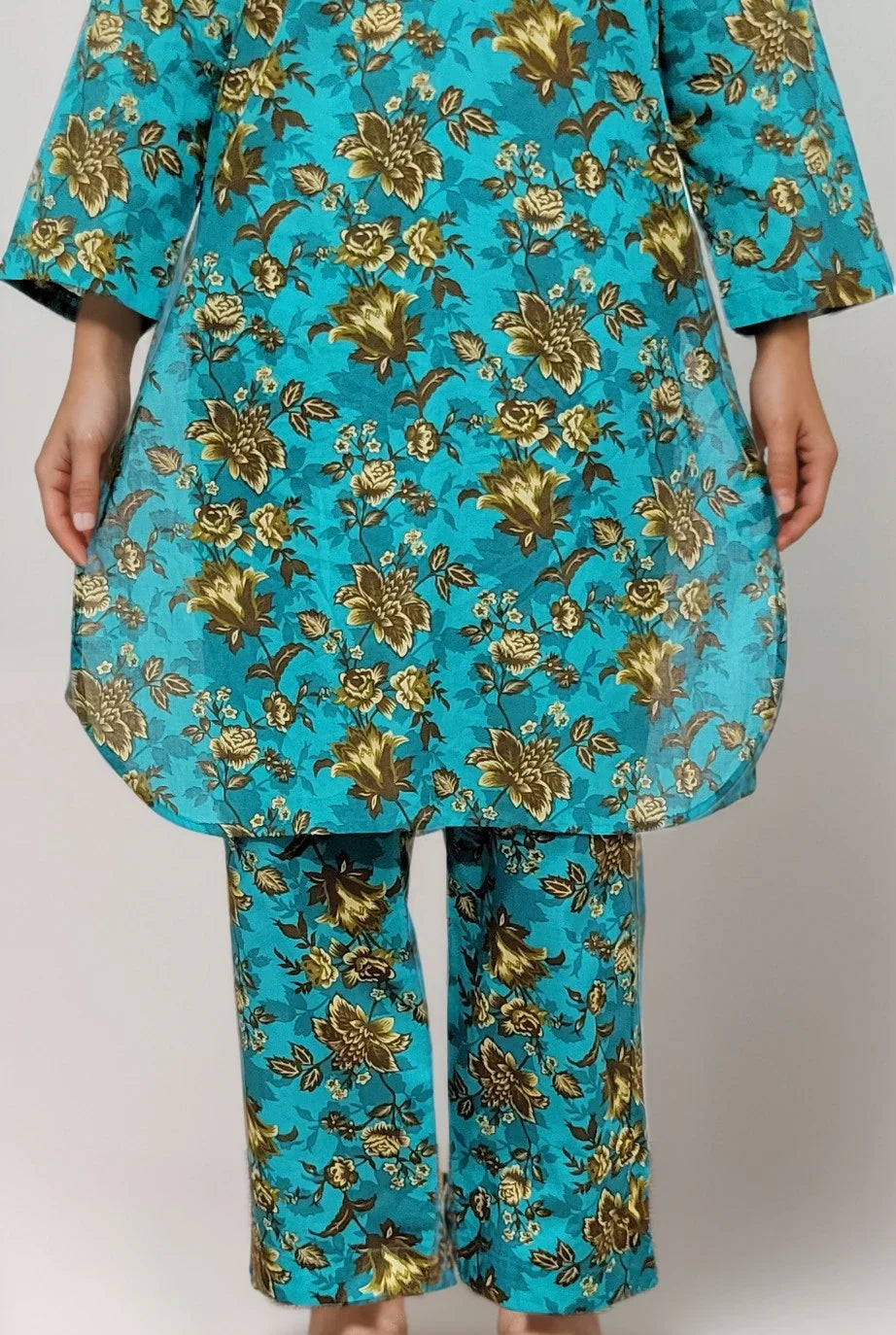 Stitching Cotton Women Pret Pure Cambric 2 Piece Printed Suit D-31 - SummerCollection