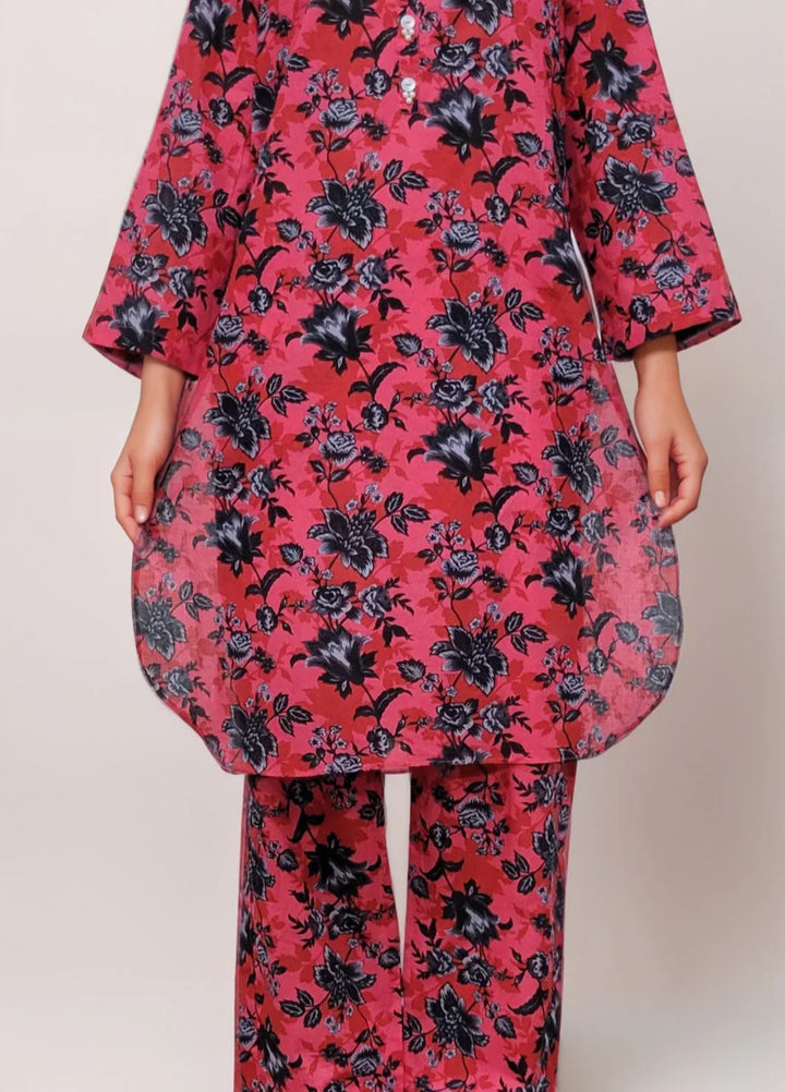 Stitching Cotton Women Pret Pure Cambric 2 Piece Printed Suit D-29 - SummerCollection