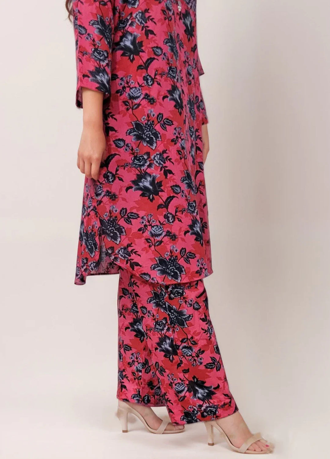 Stitching Cotton Women Pret Pure Cambric 2 Piece Printed Suit D-29 - SummerCollection