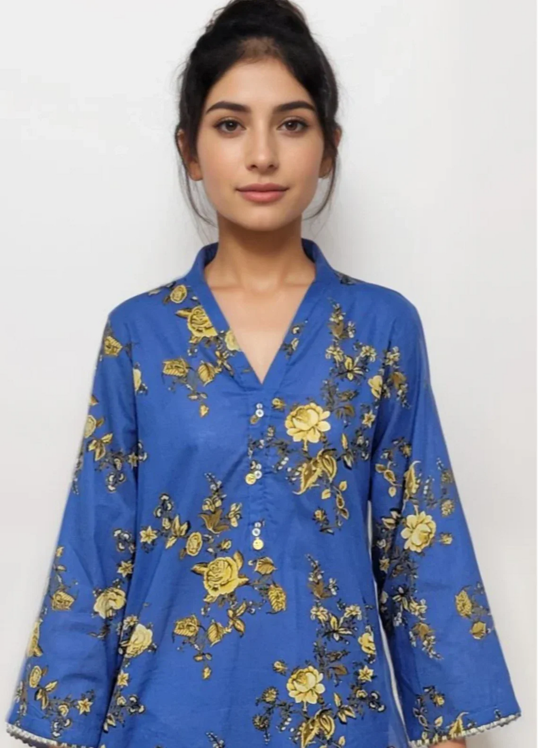 Stitching Cotton Women Pret Pure Cambric 2 Piece Printed Suit D-27 - SummerCollection