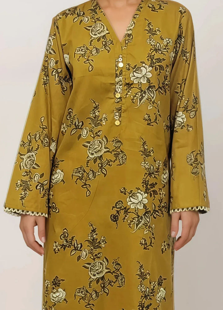 Stitching Cotton Women Pret Pure Cambric 2 Piece Printed Suit D-30 - SummerCollection