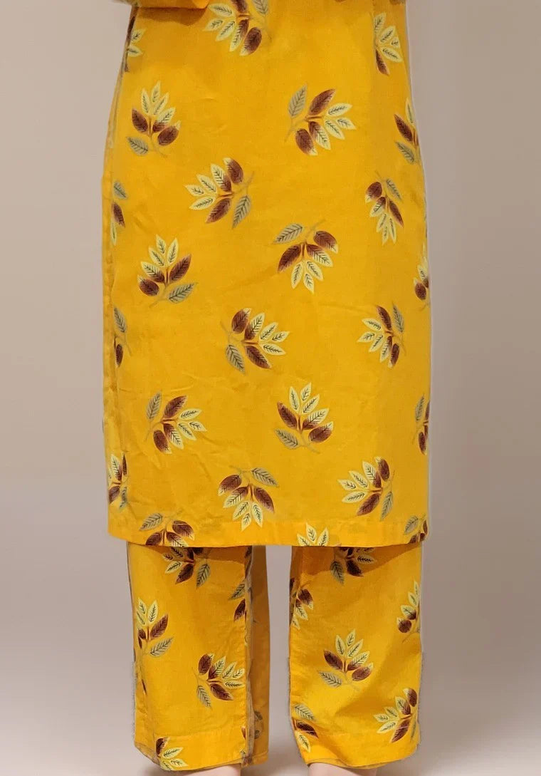 Stitching Cotton Women Pret Pure Cambric 2 Piece Printed Suit D-21 - SummerCollection