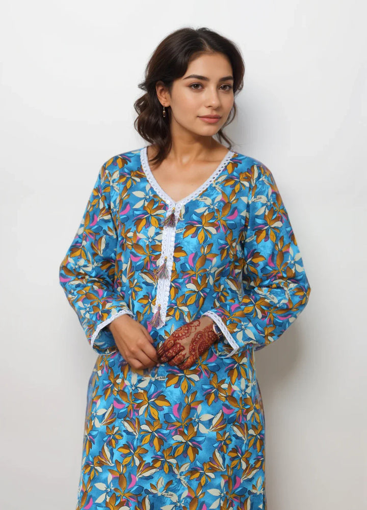 Stitching Cotton Women Pret Pure Cambric 2 Piece Printed Suit D-37 - SummerCollection