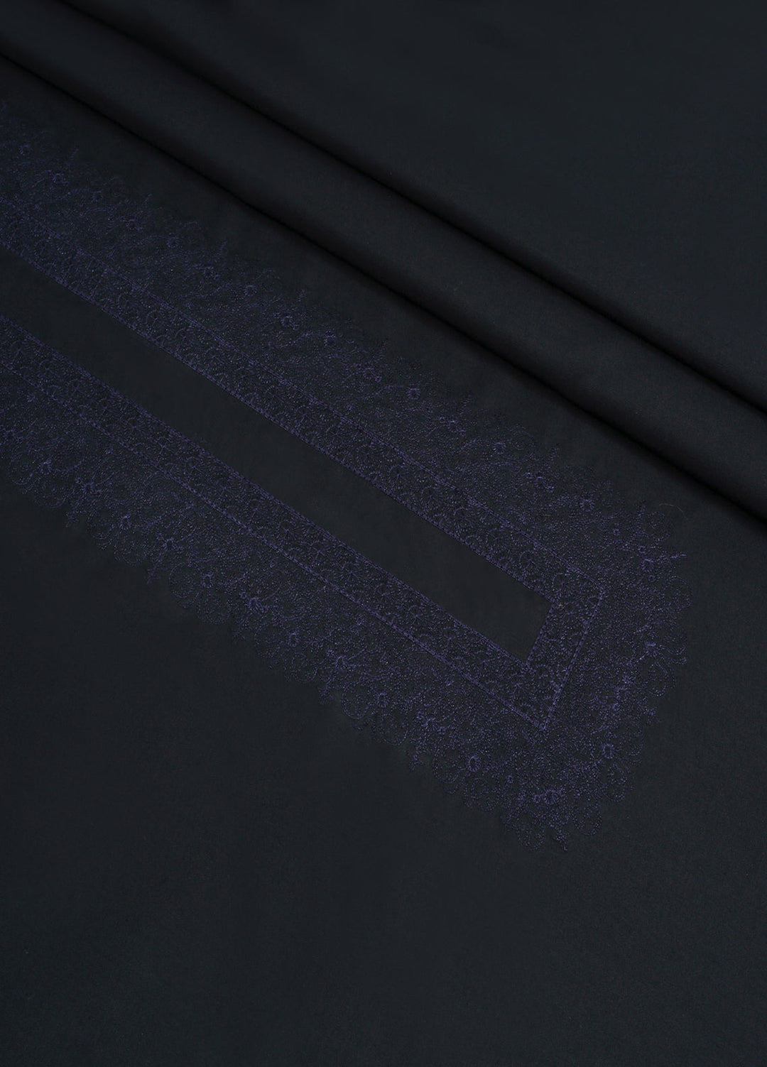 Monochrome by Fabrich Mens Unstitched Embroidered Cotton Kameez Shalwar GTS-FE-026 - Festive Collection