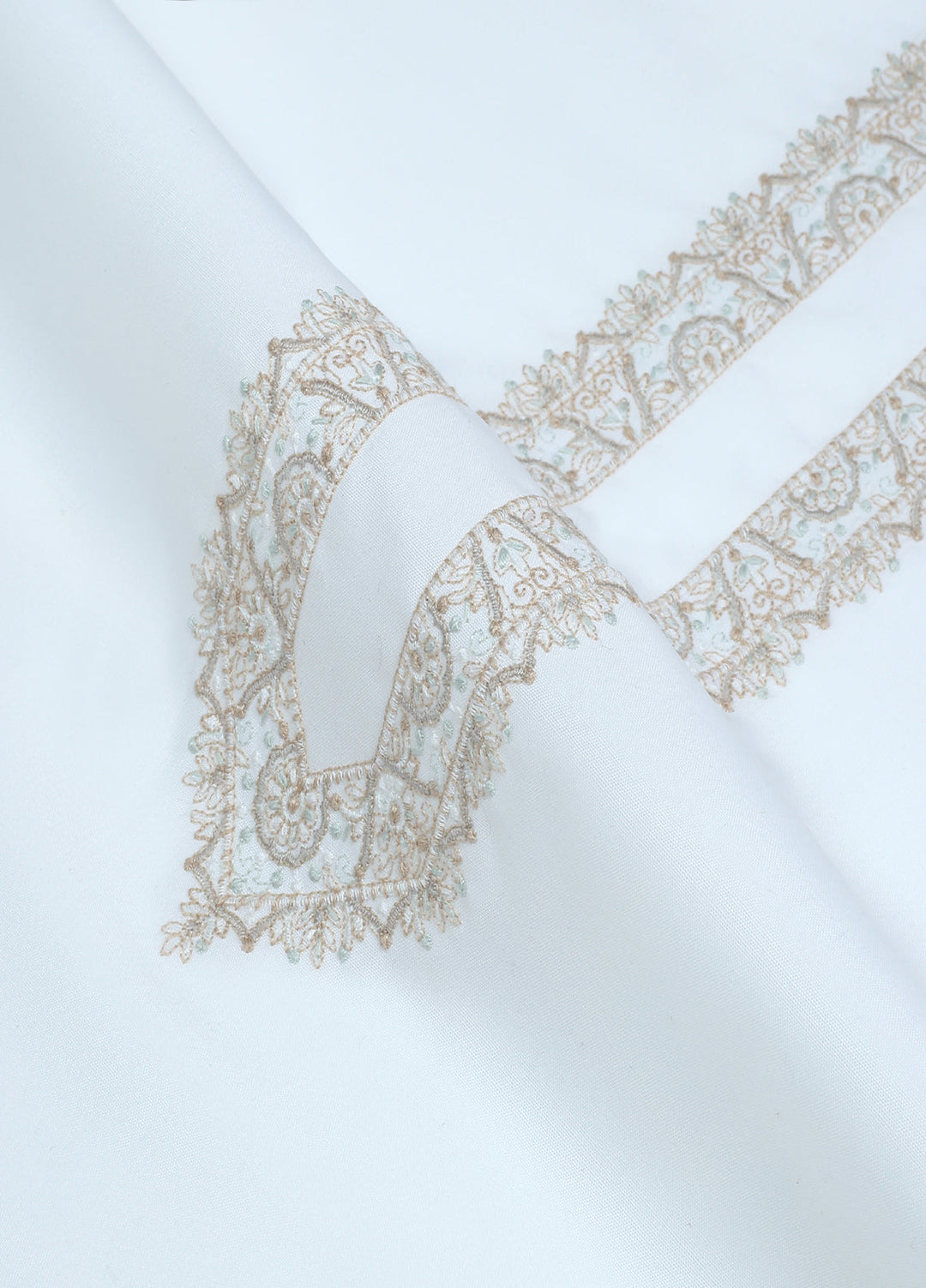 Monochrome by Fabrich Mens Unstitched Embroidered Cotton Kameez Shalwar GTS-FE-025 - Festive Collection