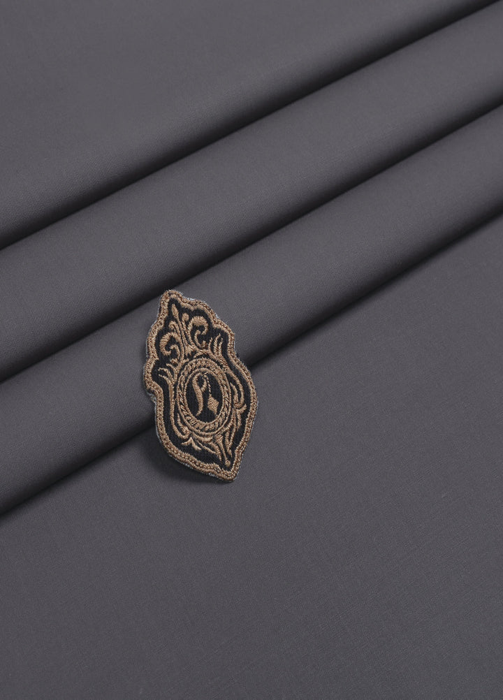 Atlantis by Fabrich Mens Unstitched Kurta Shalwar Wash N Wear Carob - Summer Collection