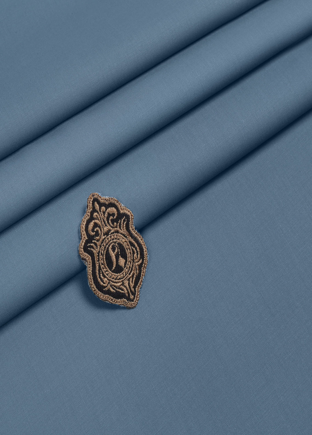 Atlantis by Fabrich Mens Unstitched Kurta Shalwar Wash N Wear Cadet-Grey - Summer Collection