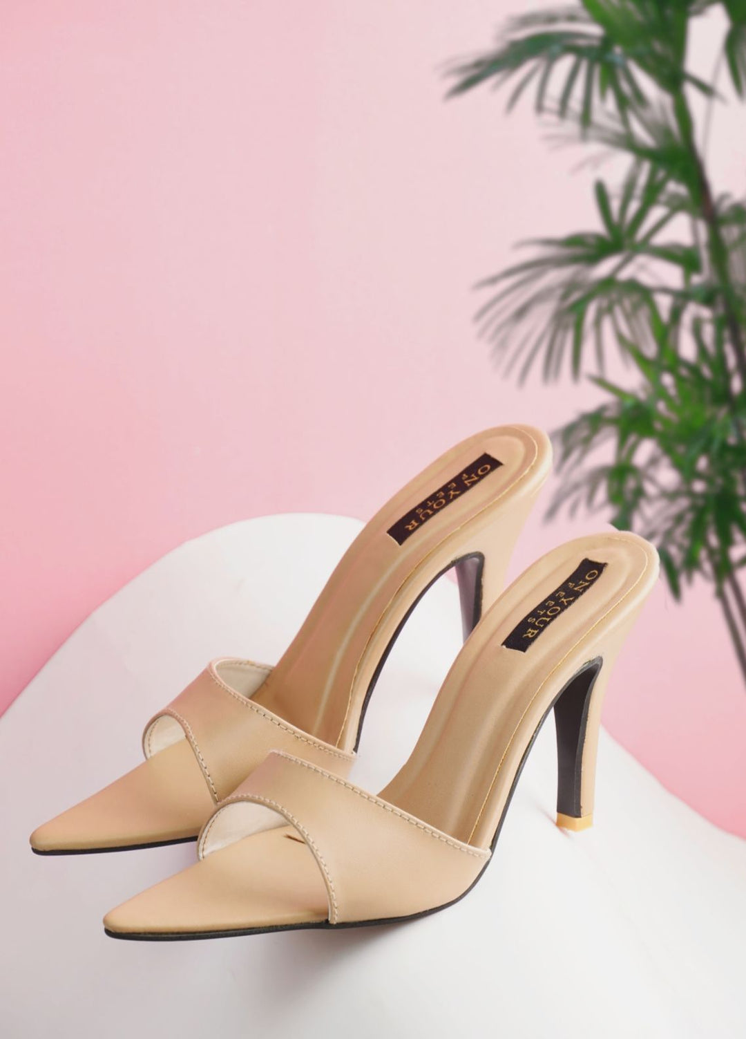On Your Feets Women Soft Serenity Heels Beige - Footwear Collection