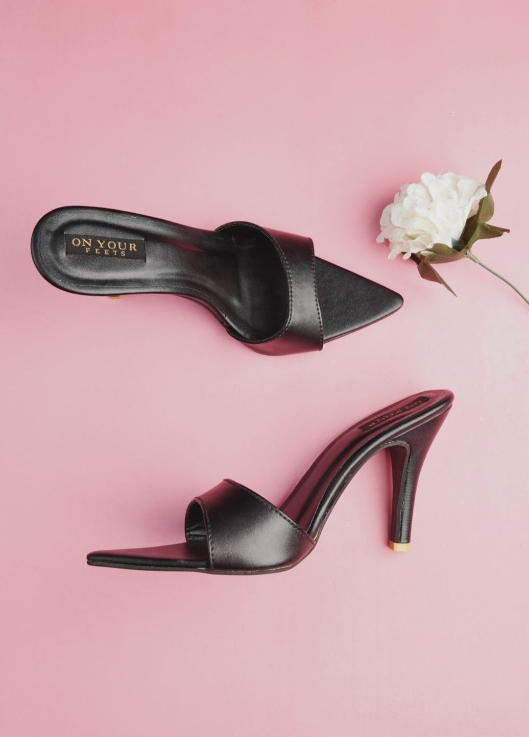 On Your Feets Women Soft Serenity Heels Black - Footwear Collection
