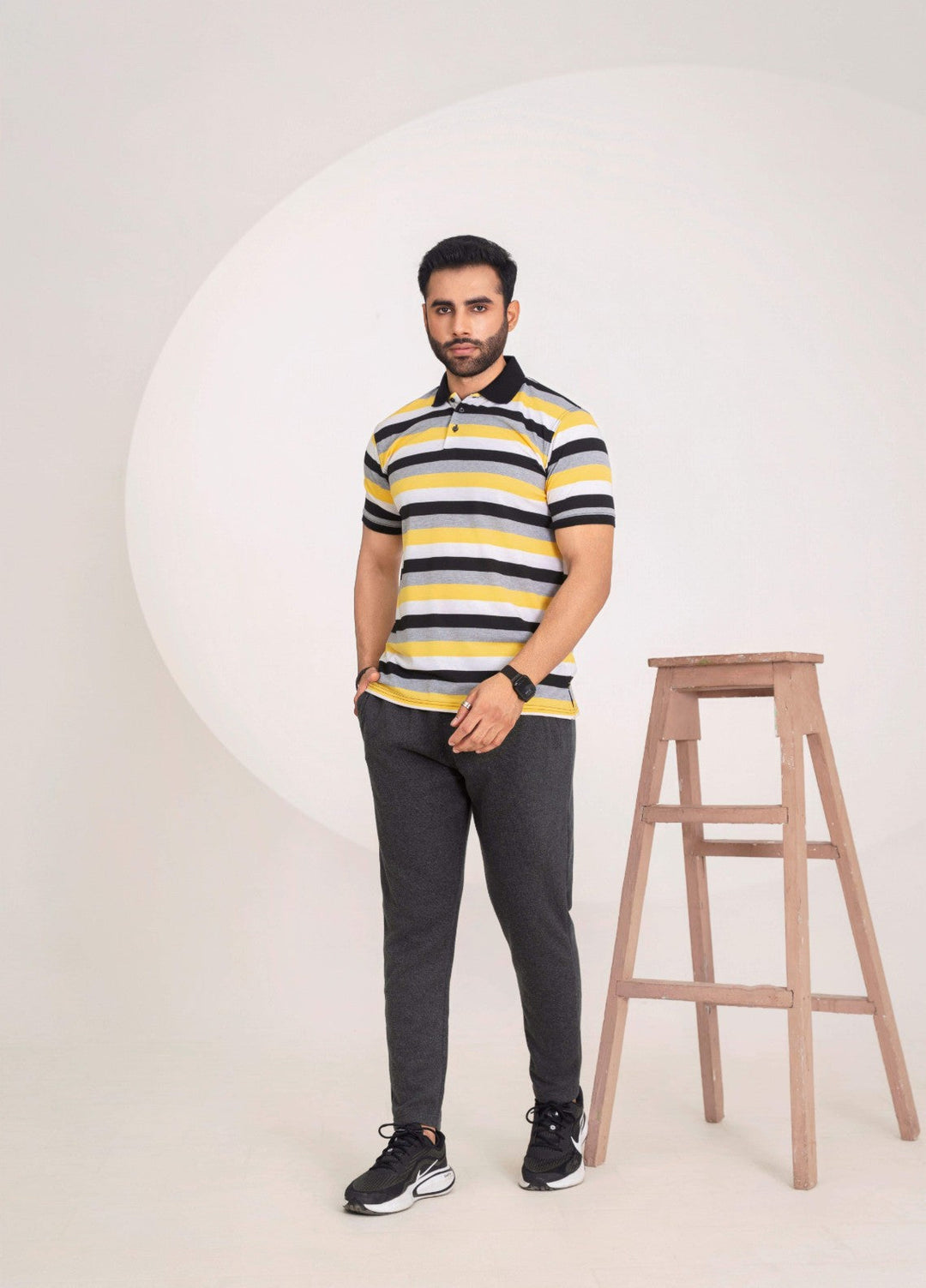 Buraq Online Mens Western Polo Cotton T-Shirt BRQ 164 - Summer Collection