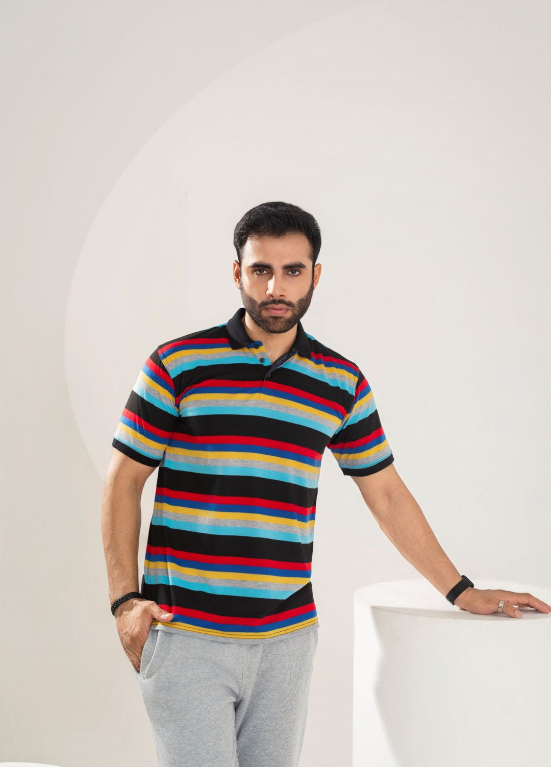 Buraq Online Mens Western Polo Cotton T-Shirt BRQ 172 - Summer Collection