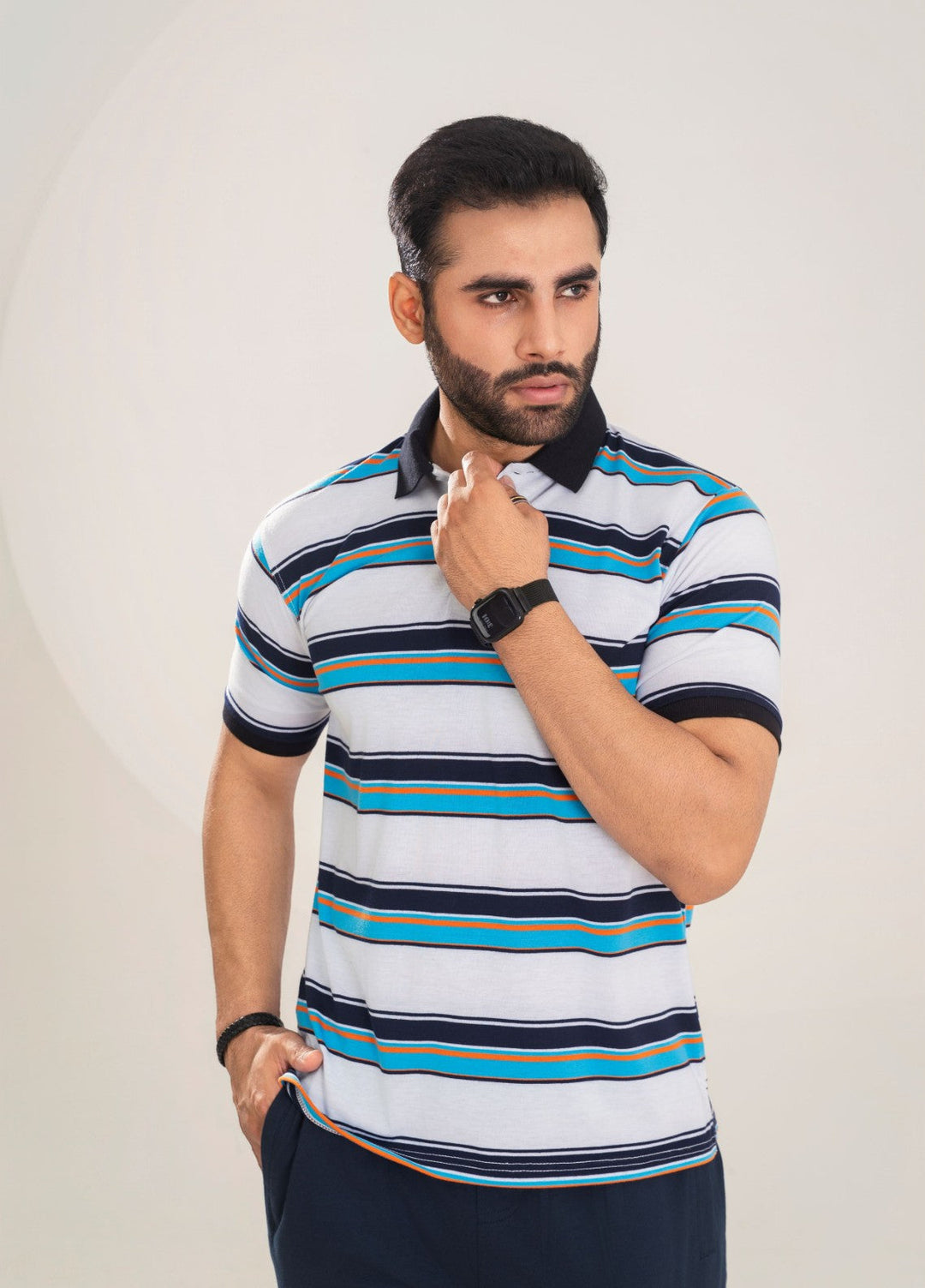 Buraq Online Mens Western Polo Cotton T-Shirt BRQ 173 - Summer Collection