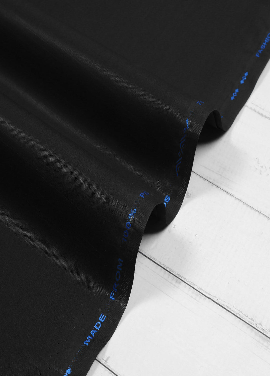 Zouq by Fabrich Mens Unstitched Cotton 2 Piece Kurta Shalwar Black - Summer Collection