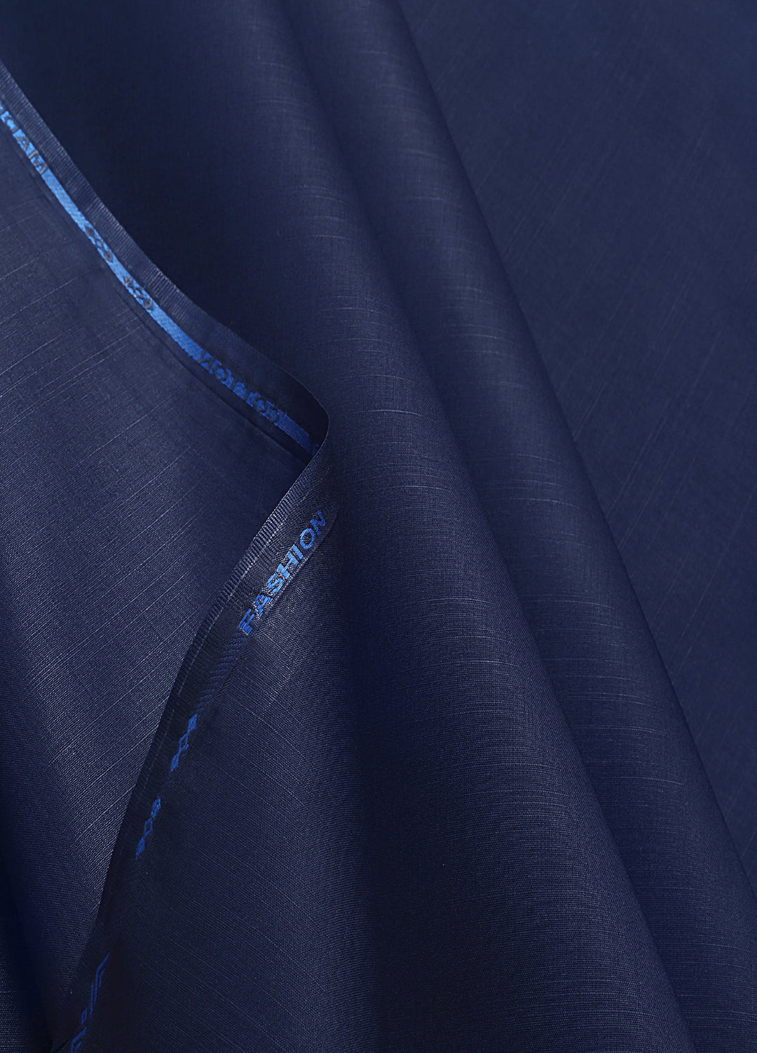 Zouq by Fabrich Mens Unstitched Cotton 2 Piece Kurta Shalwar Navy - Summer Collection