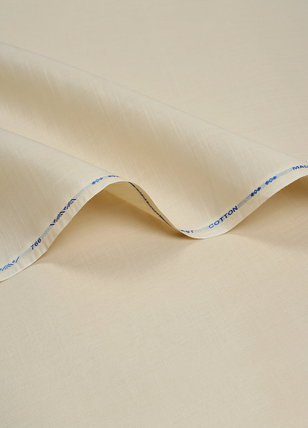 Zouq by Fabrich Mens Unstitched Cotton 2 Piece Kurta Shalwar Ivory - Summer Collection