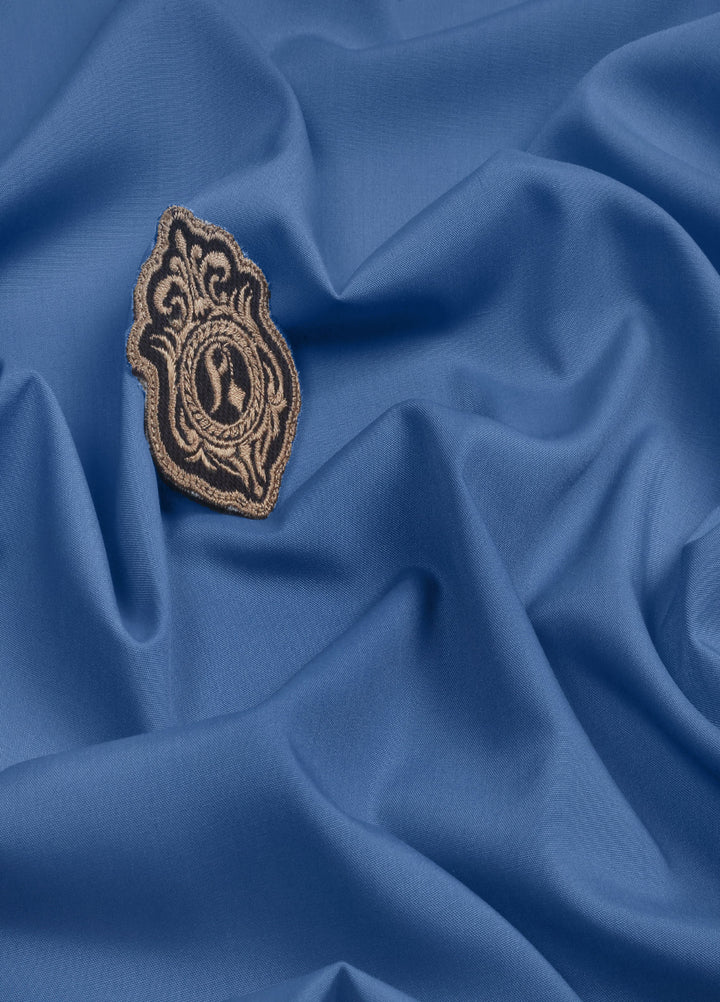 Prime Suiting by Fabrich Mens Unstitched Wash N Wear Yale Blue - Summer Collection