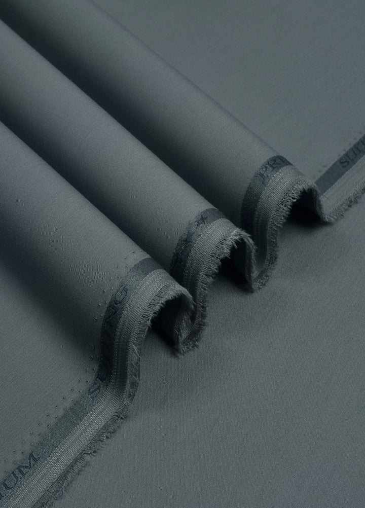 Prime Suiting by Fabrich Mens Unstitched Wash N Wear Seaweed - Summer Collection