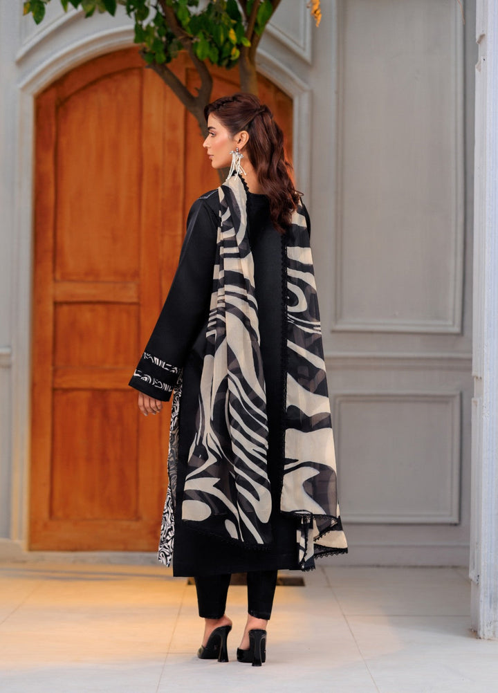 Afreen Sublimation by Huma Gul Pret Silk Hand work 3 Piece Suit HG-504 Suroor - Festive Collection