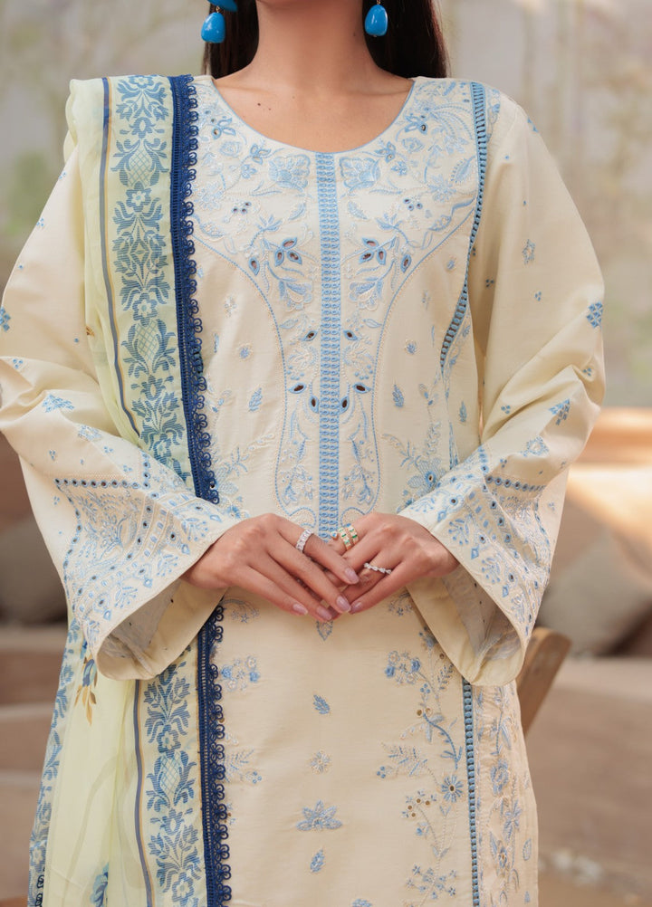 Rang e Gul by Huma Gul Unstitched Embroidered Lawn 3 Piece Suit HG-601 Zauq - Summer Collection