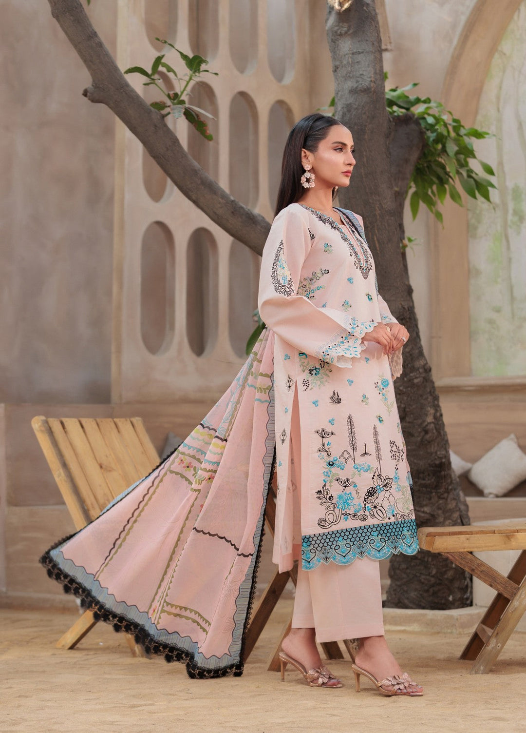 Rang e Gul by Huma Gul Unstitched Embroidered Lawn 3 Piece Suit HG-602 Afsana - Summer Collection