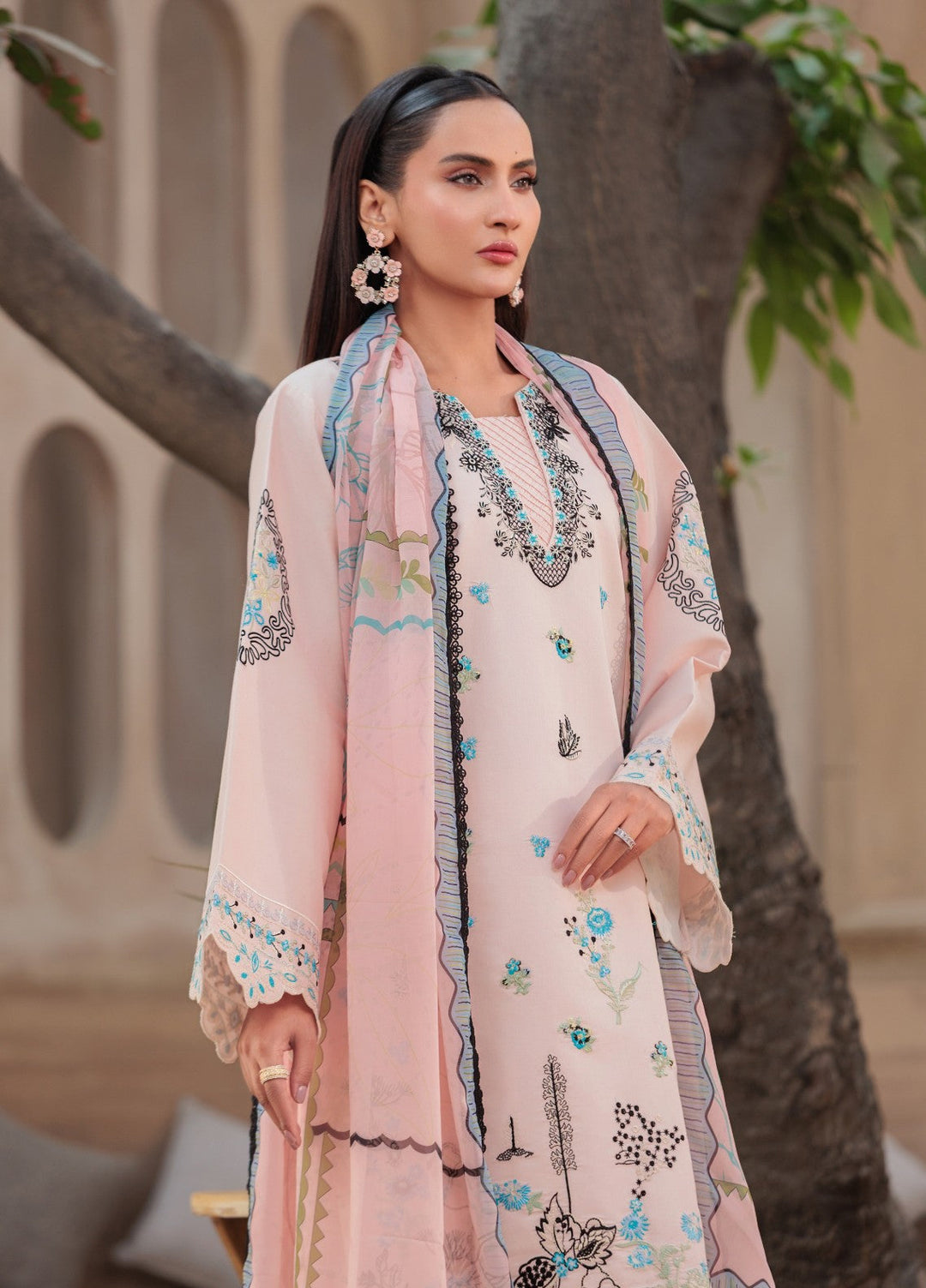 Rang e Gul by Huma Gul Unstitched Embroidered Lawn 3 Piece Suit HG-602 Afsana - Summer Collection
