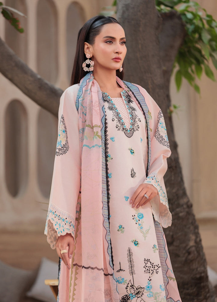 Rang e Gul by Huma Gul Unstitched Embroidered Lawn 3 Piece Suit HG-602 Afsana - Summer Collection