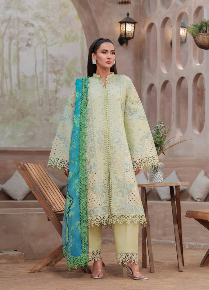Rang e Gul by Huma Gul Unstitched Embroidered Lawn 3 Piece Suit HG-603 Parisa - Summer Collection