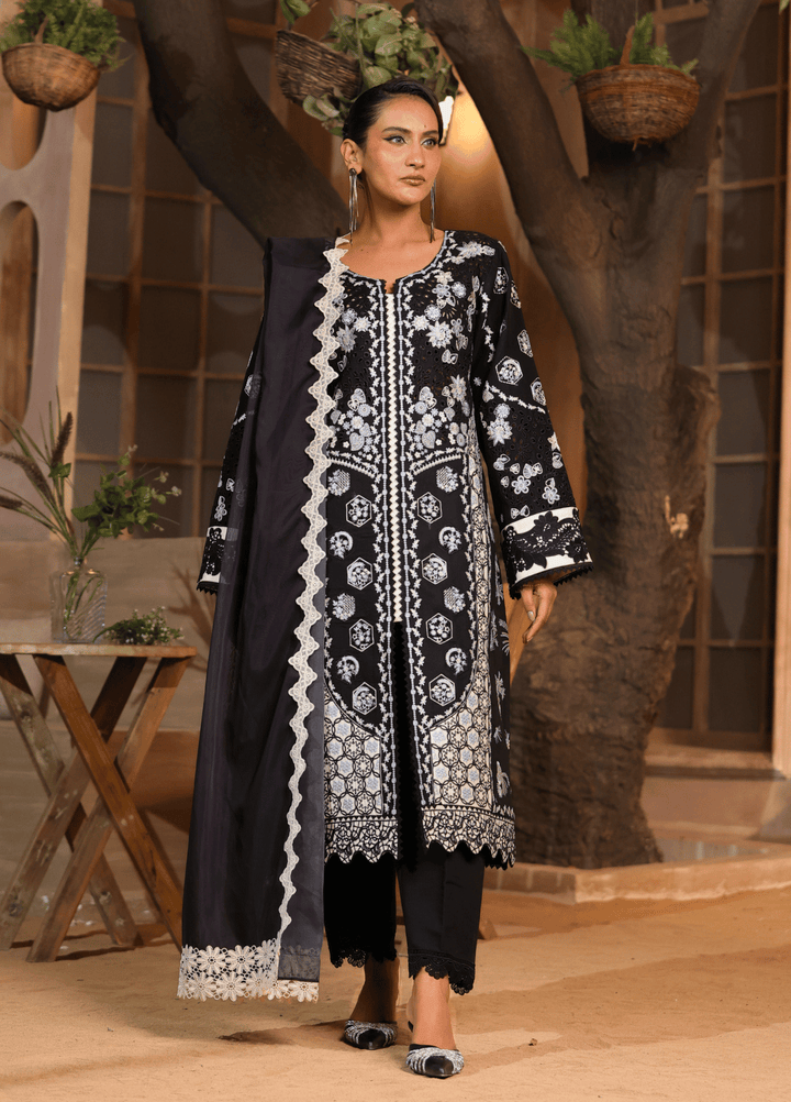 Rang e Gul by Huma Gul Unstitched Embroidered Lawn 3 Piece Suit HG-608 Zara - Summer Collection