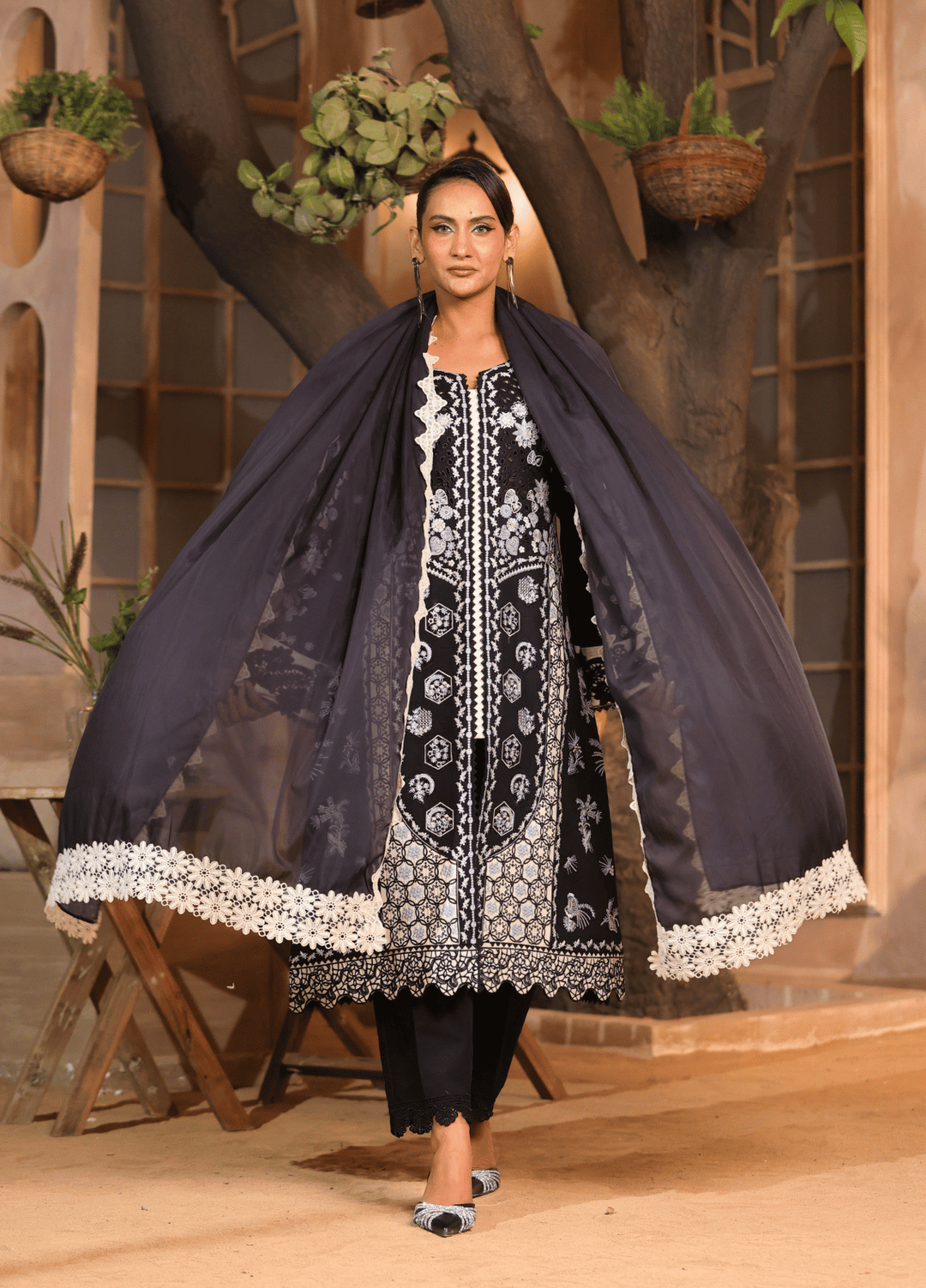 Rang e Gul by Huma Gul Unstitched Embroidered Lawn 3 Piece Suit HG-608 Zara - Summer Collection