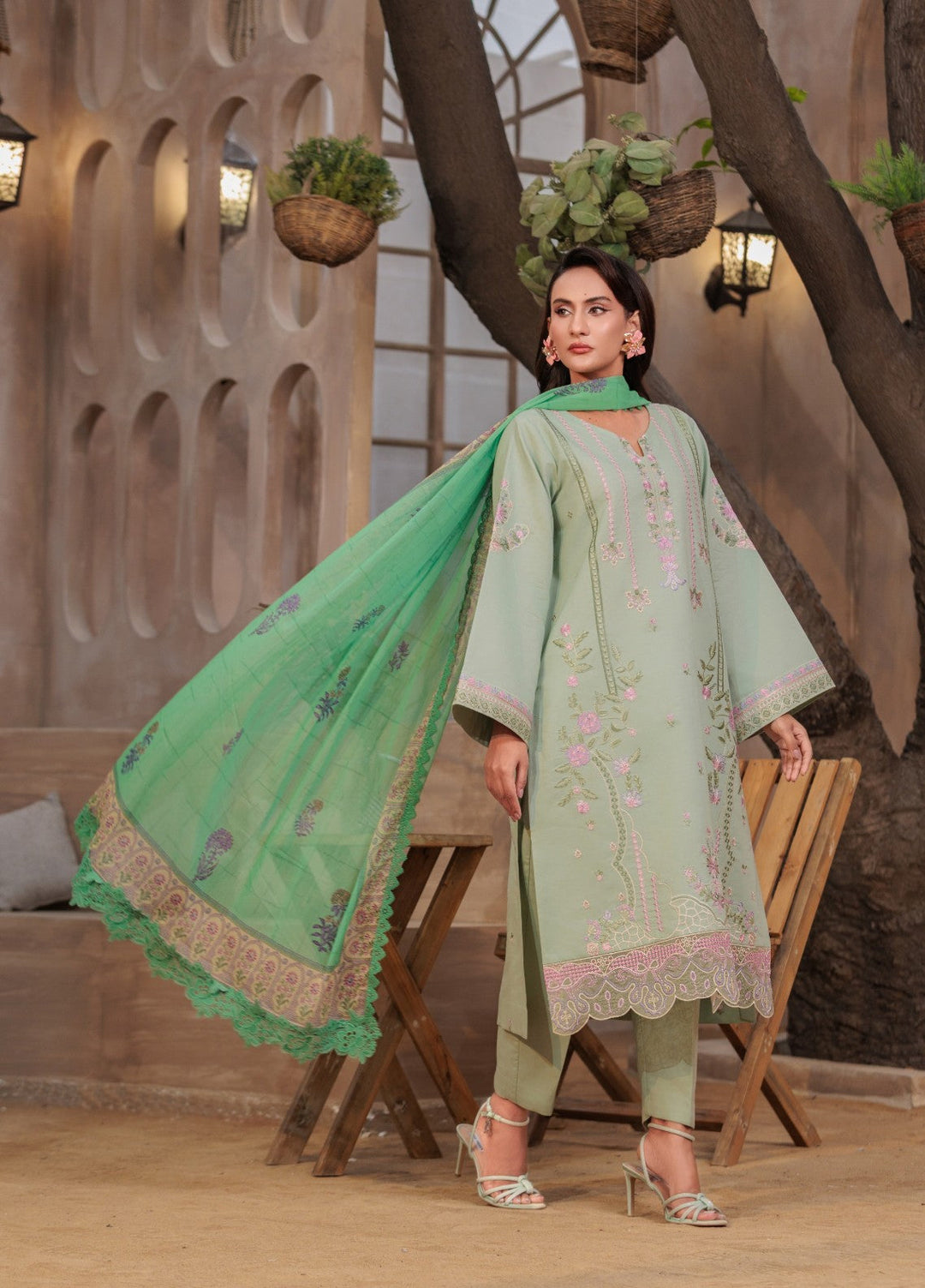 Rang e Gul by Huma Gul Unstitched Embroidered Lawn 3 Piece Suit HG-606 Rangrez - Summer Collection